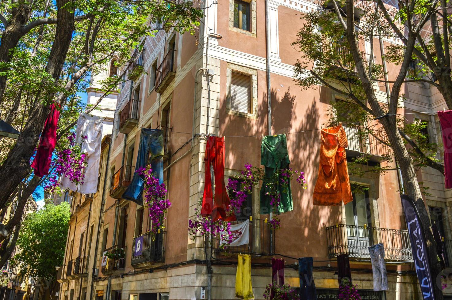 bloemenfestival in girona temps de flors, spanje. 2018 foto