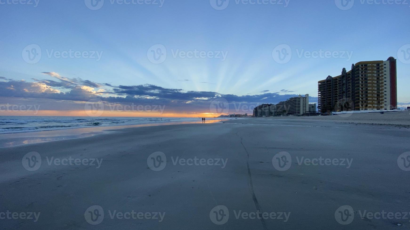 strand condos zonsondergang landschap foto