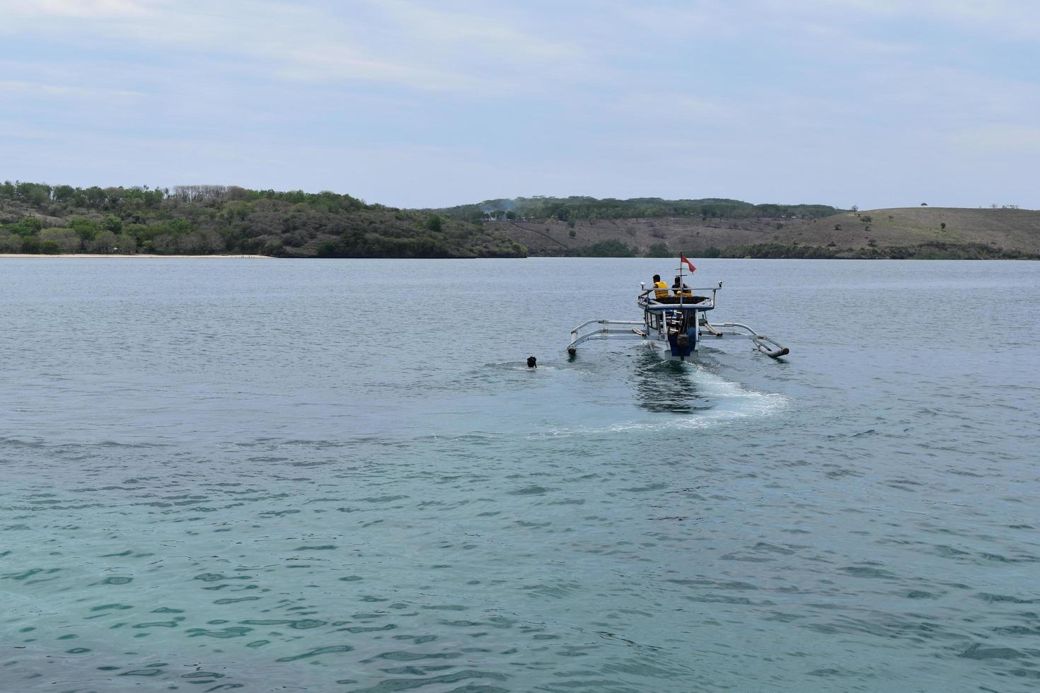 prachtige zee natuur van lombok, indonesië foto