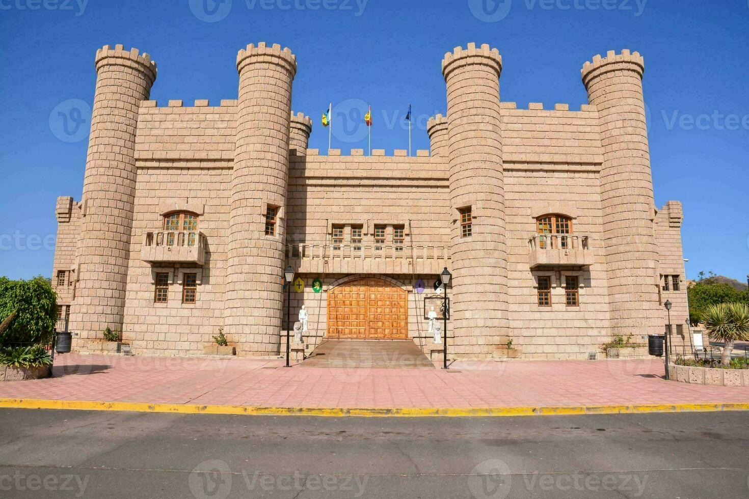 de kasteel van de persoon in Spanje foto