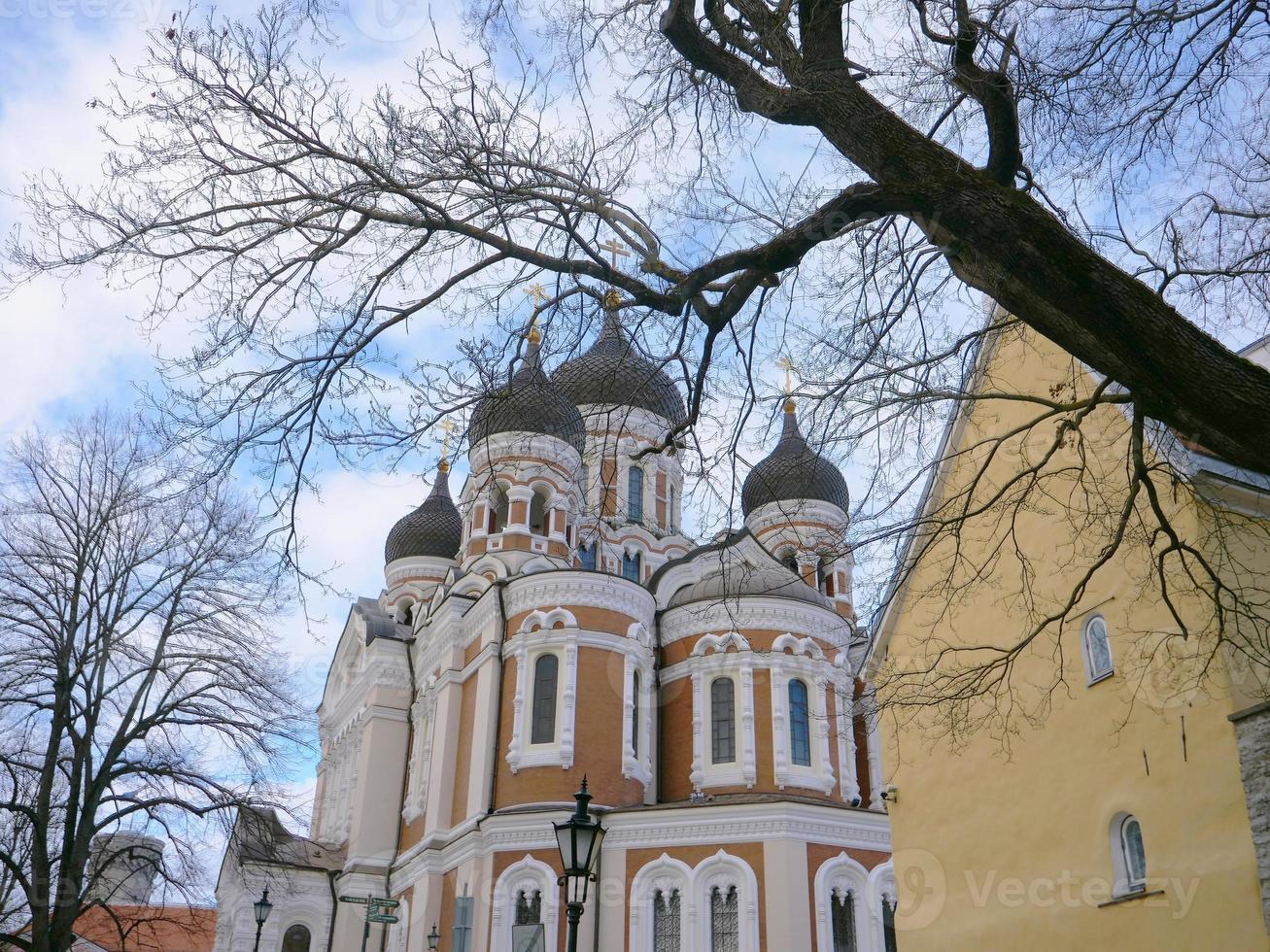 sint alexander nevsky kathedraal historisch centrum van tallinn estland foto