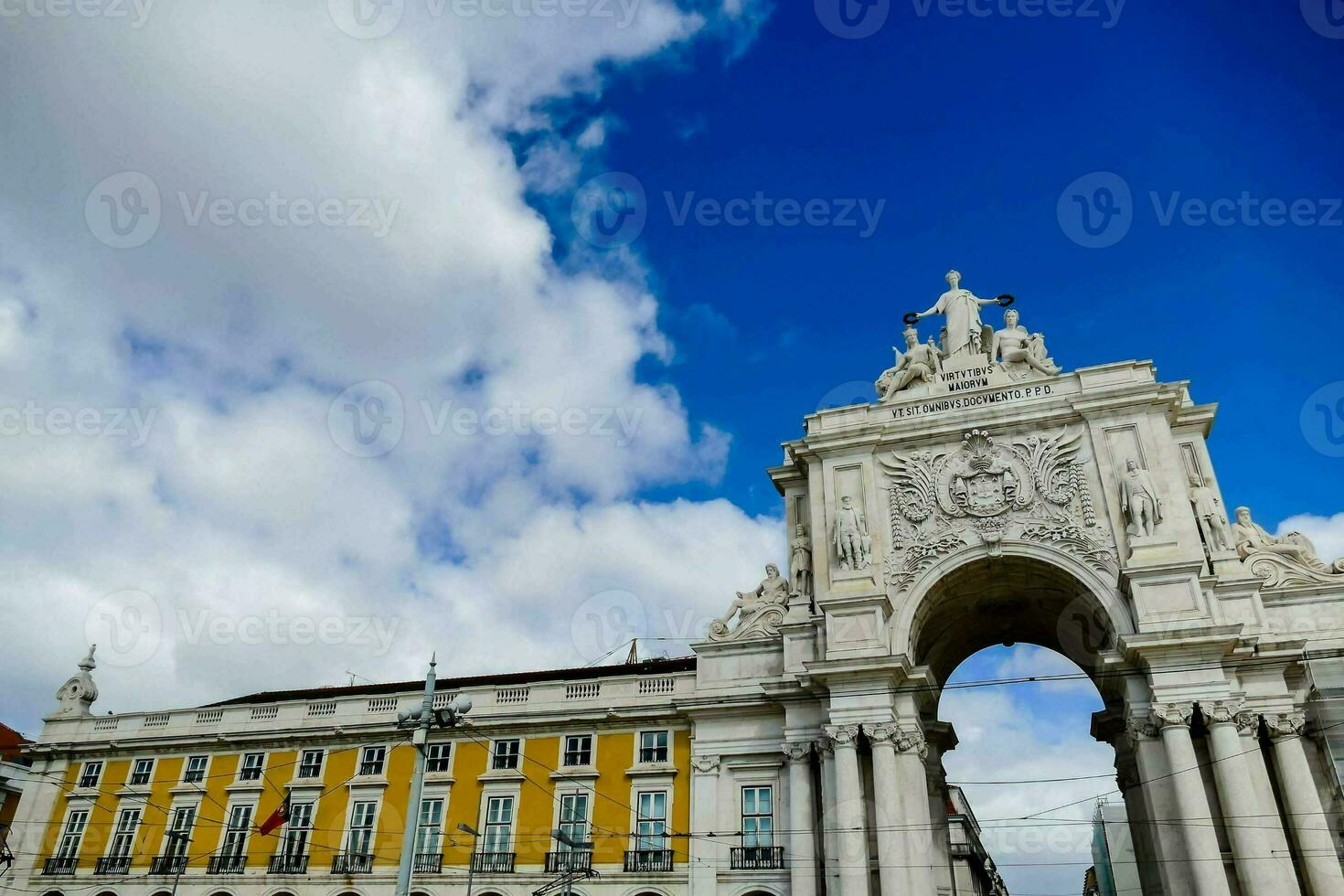 plein in Lissabon, Portugal foto