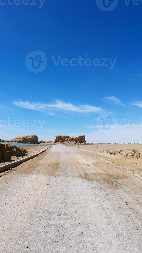 dachaidan wusute water yadan geologisch park in qinghai china foto