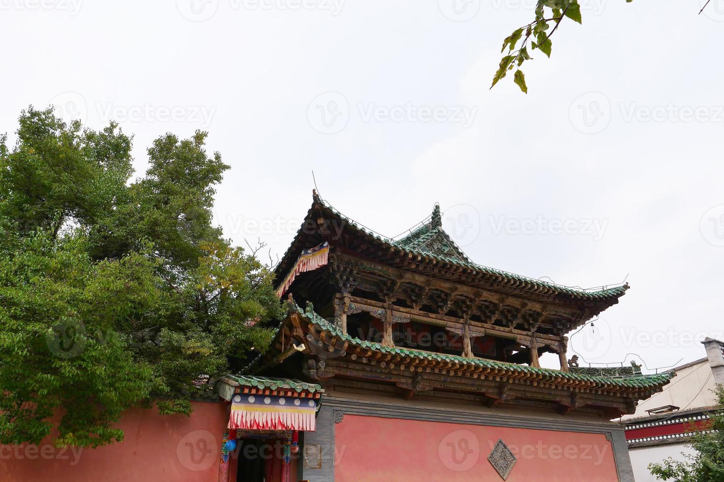 Kumbum-klooster, Ta'er-tempel in Xining China. foto