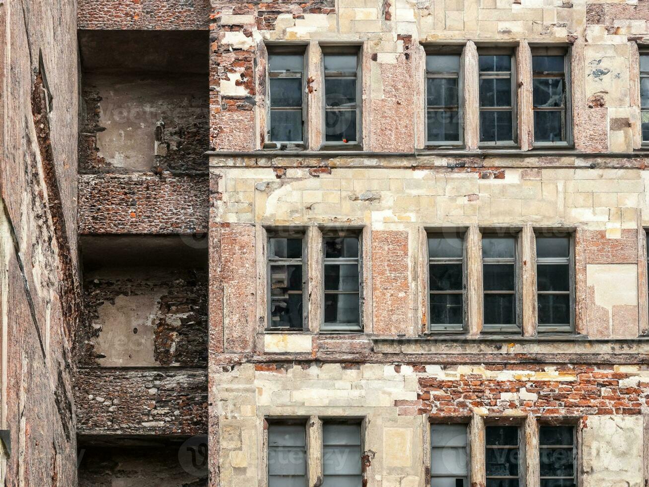 oud gebouw in de stad van Barcelona foto