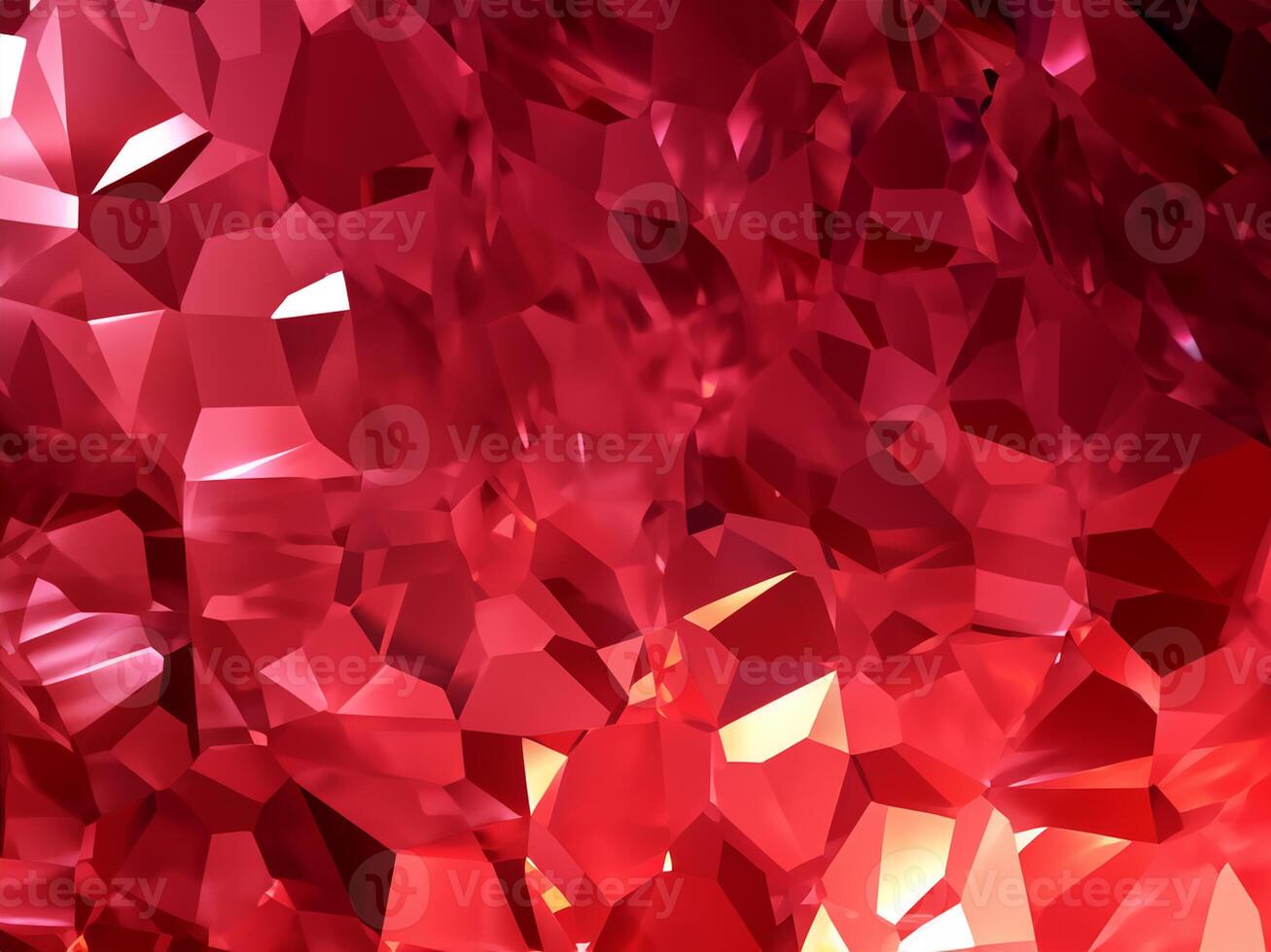 rood Kristallen Aan zwart oppervlakte foto
