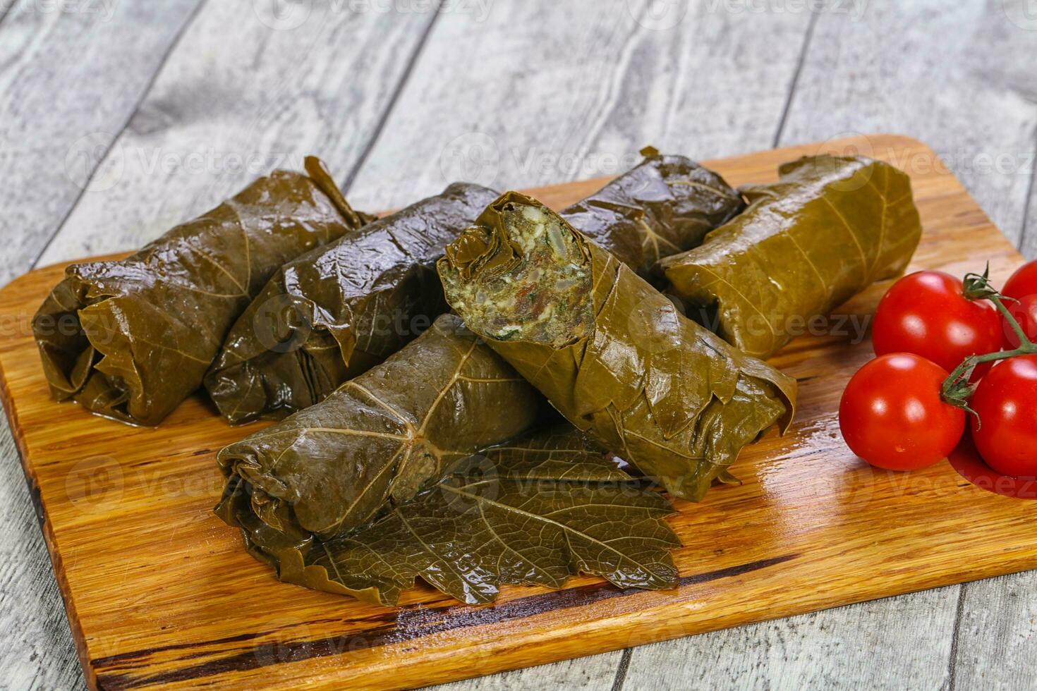 gevulde dolma met vlees foto