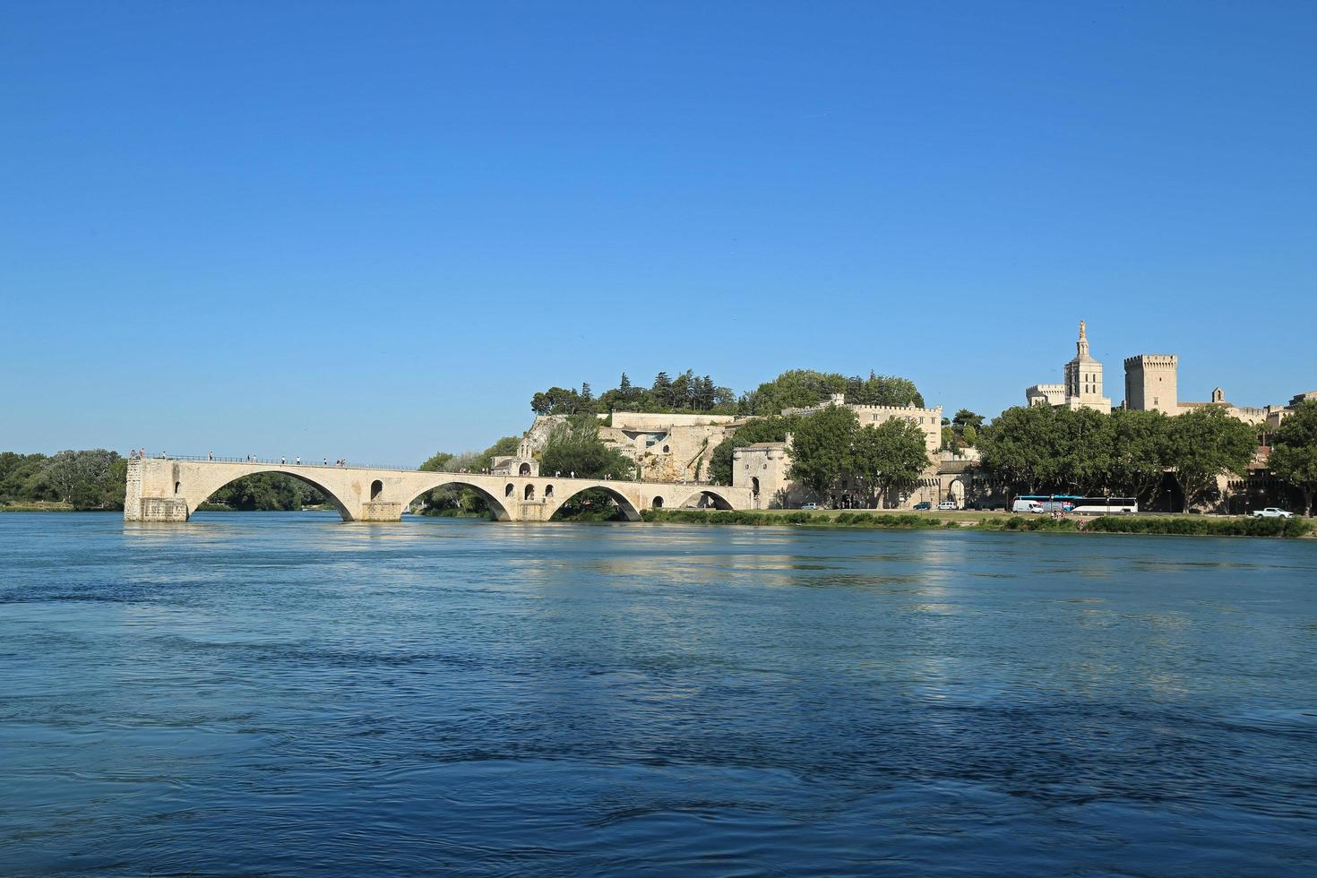 sur le pont d'avignon, Zuid-Frankrijk foto