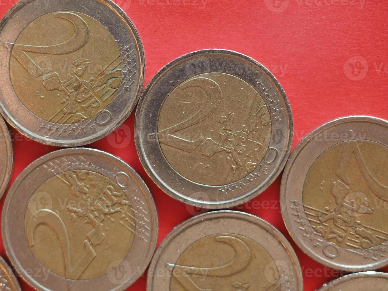 2 euro munt, europese unie foto
