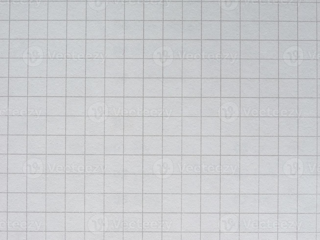 witte ruitjespapier textuur achtergrond foto