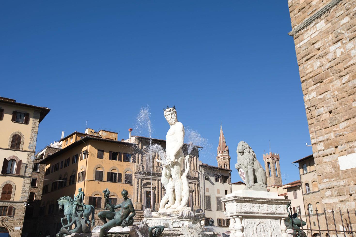 oud paleis, palazzo vecchio, florence, italië foto