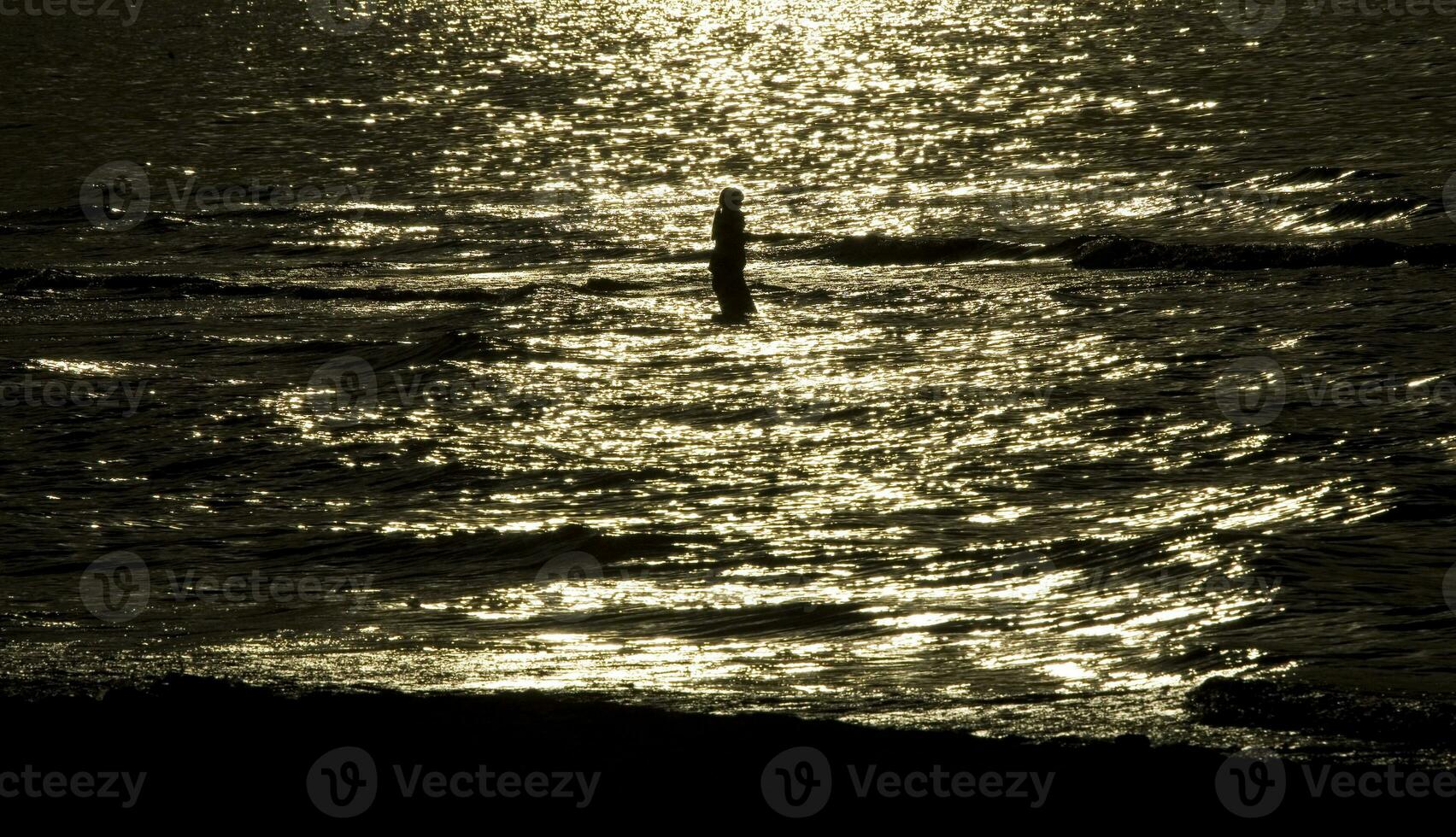 zonsondergang Baltisch zee foto