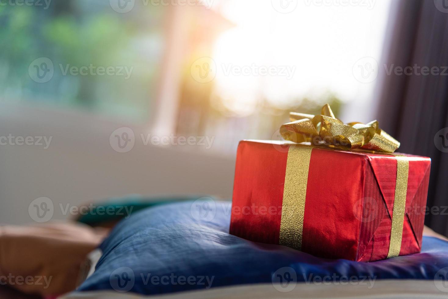 geschenkdoos in slaapkamer foto