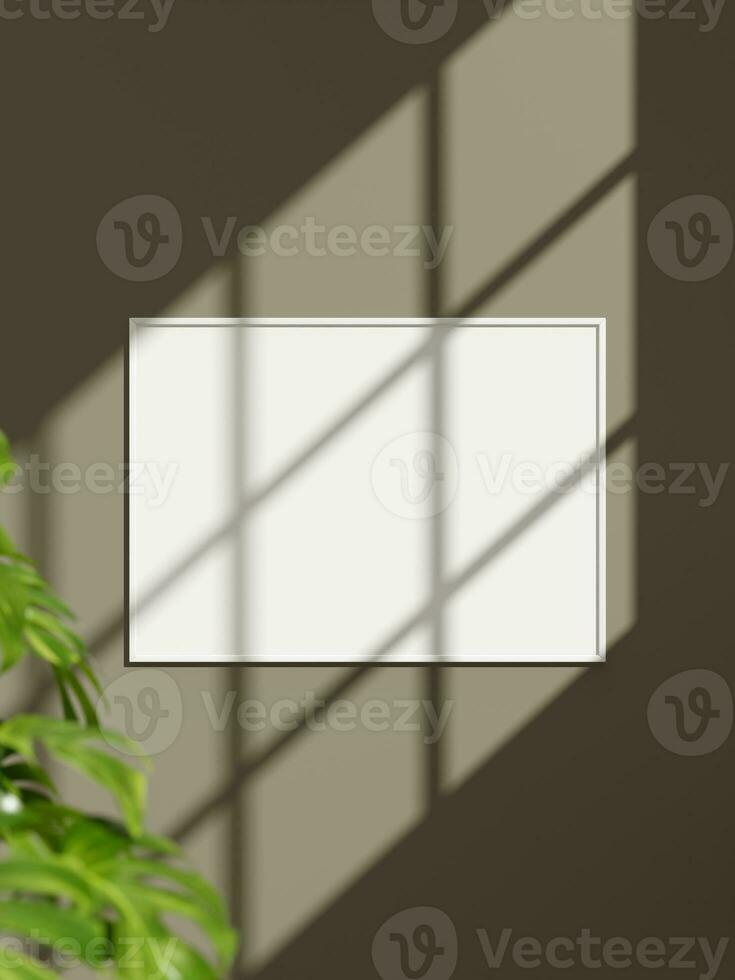 foto kader mockup hangende Aan de muur