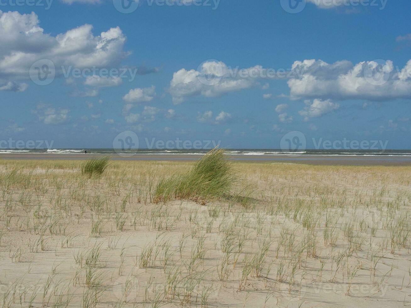 de strand van spiekeroog foto