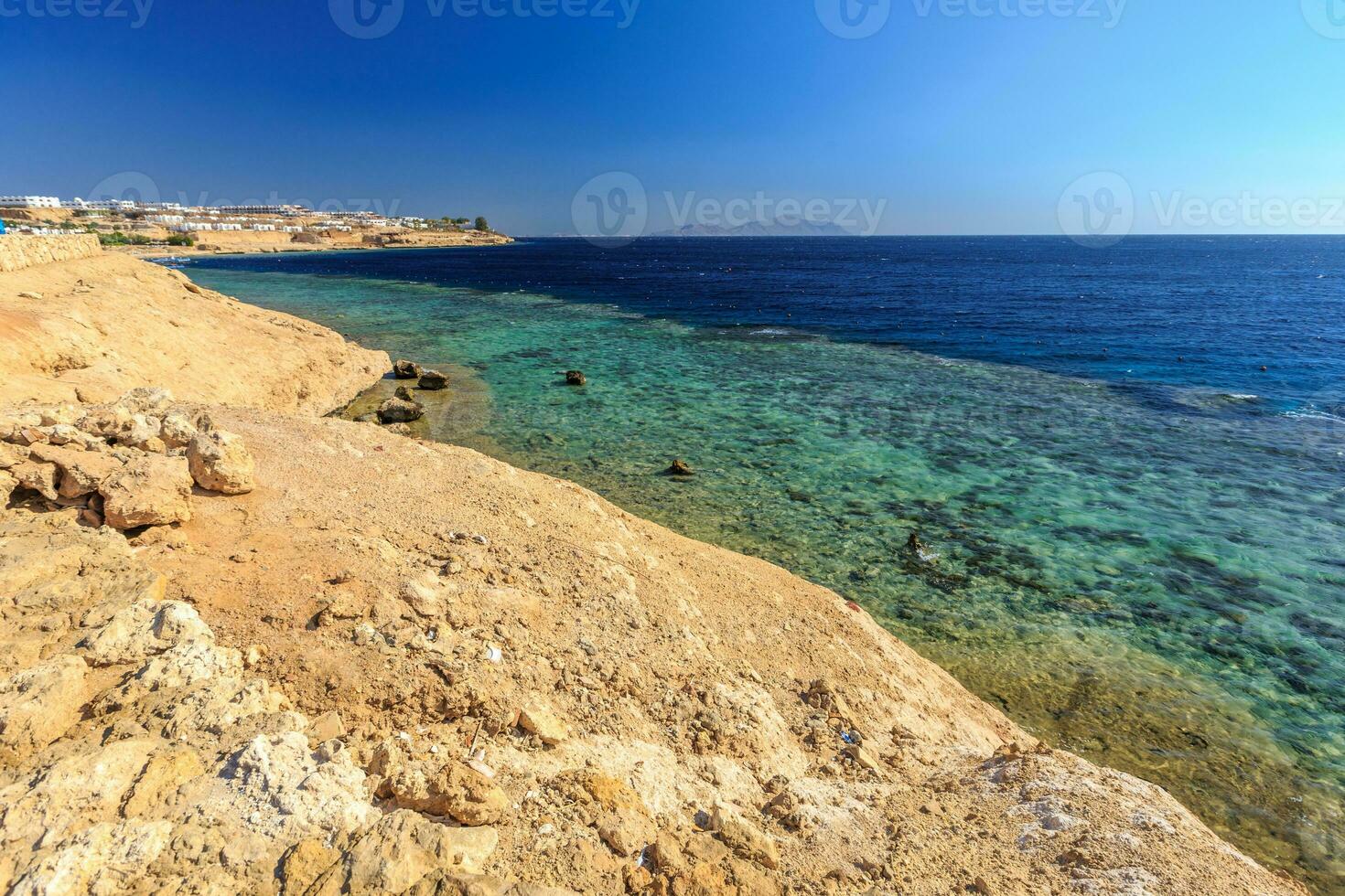 mooi kust in de rood zee, Egypte. foto