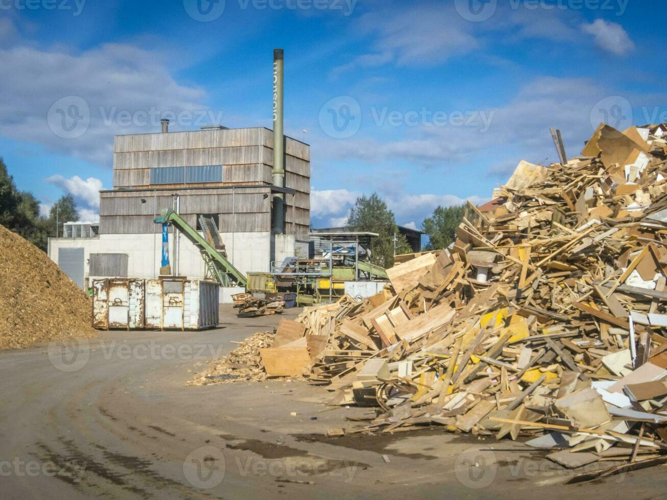 verspilling hout verwerken in Oostenrijk foto