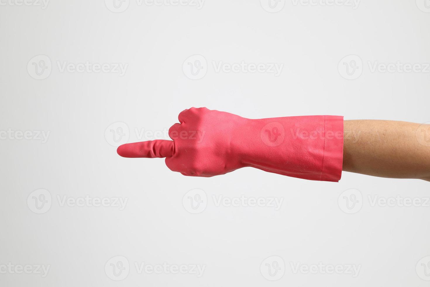 roze meid handschoenen foto