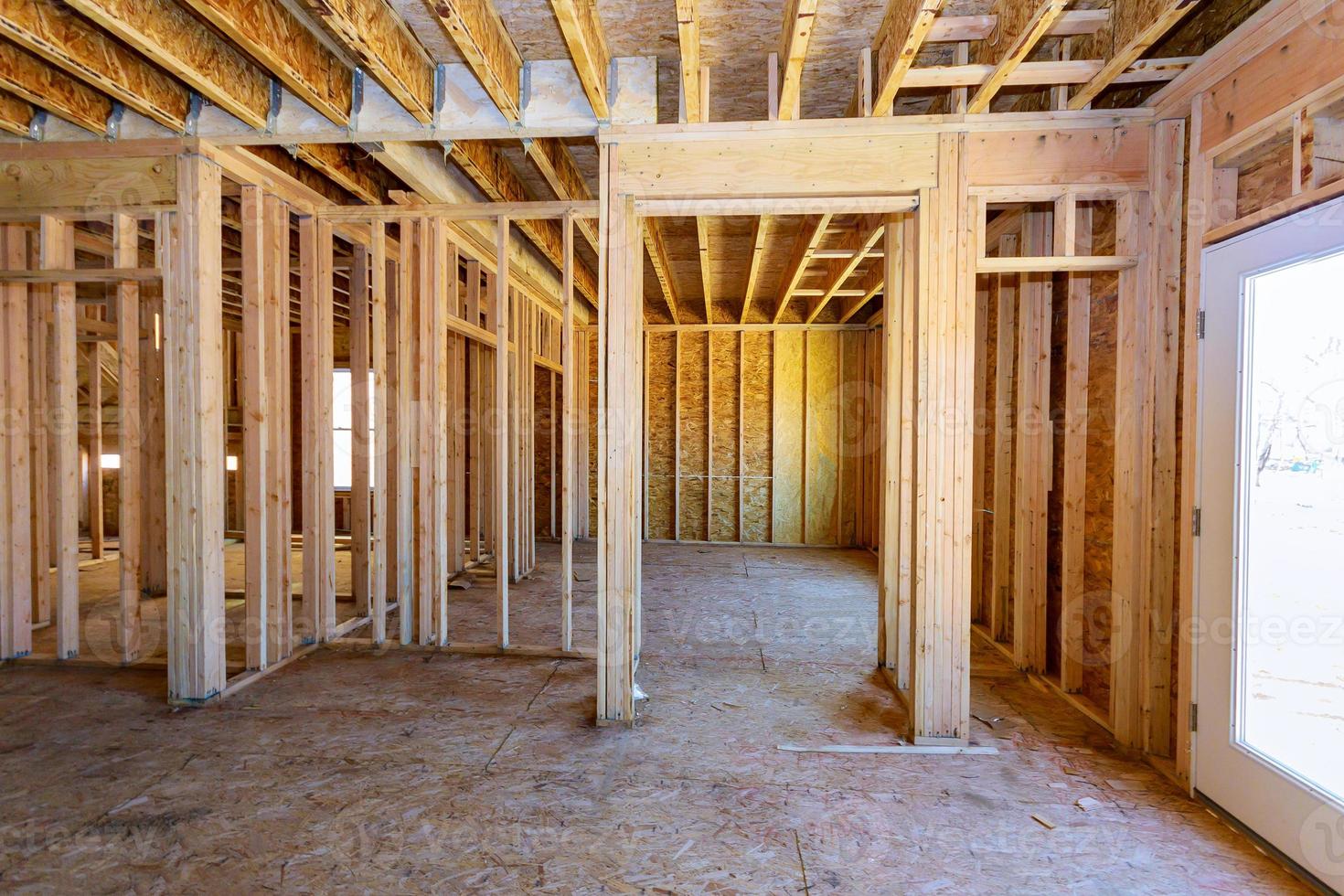 frame huis in aanbouw huis interieur woonhuis foto