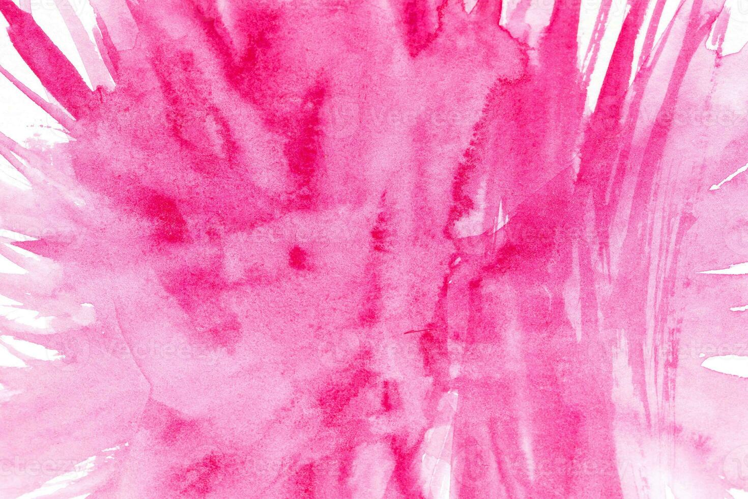 abstract waterverf achtergrond. roze waterverf vlek. foto