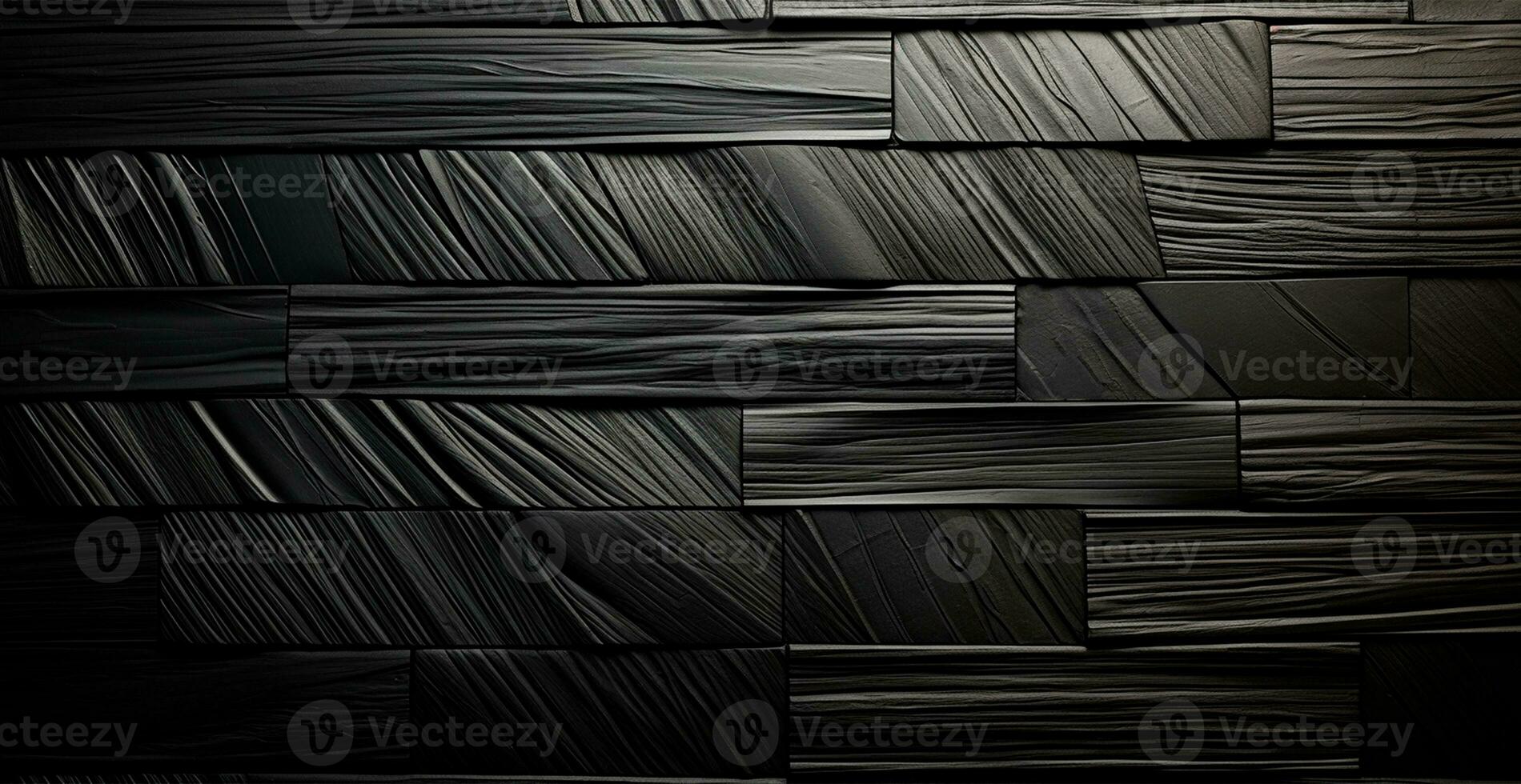 abstract zwart achtergrond, Rechtdoor lijnen verlichting - ai gegenereerd beeld foto