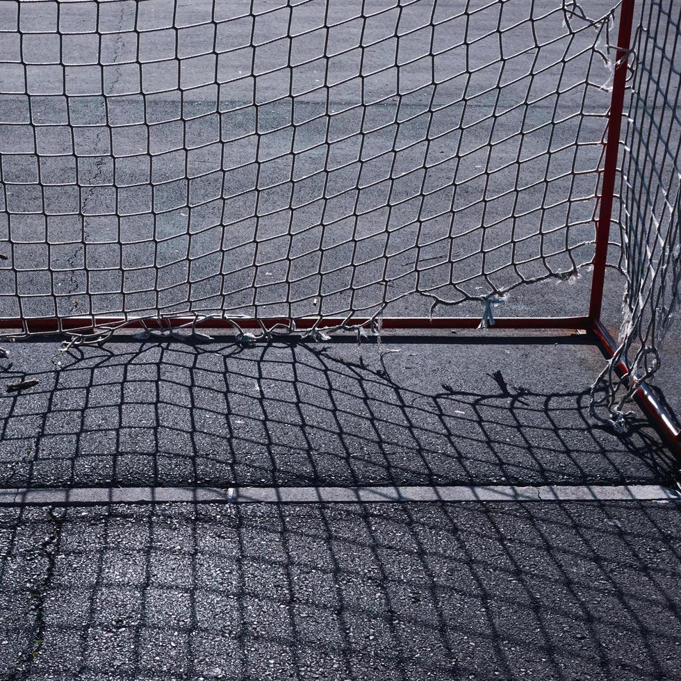 straatvoetbal doel sportuitrusting foto