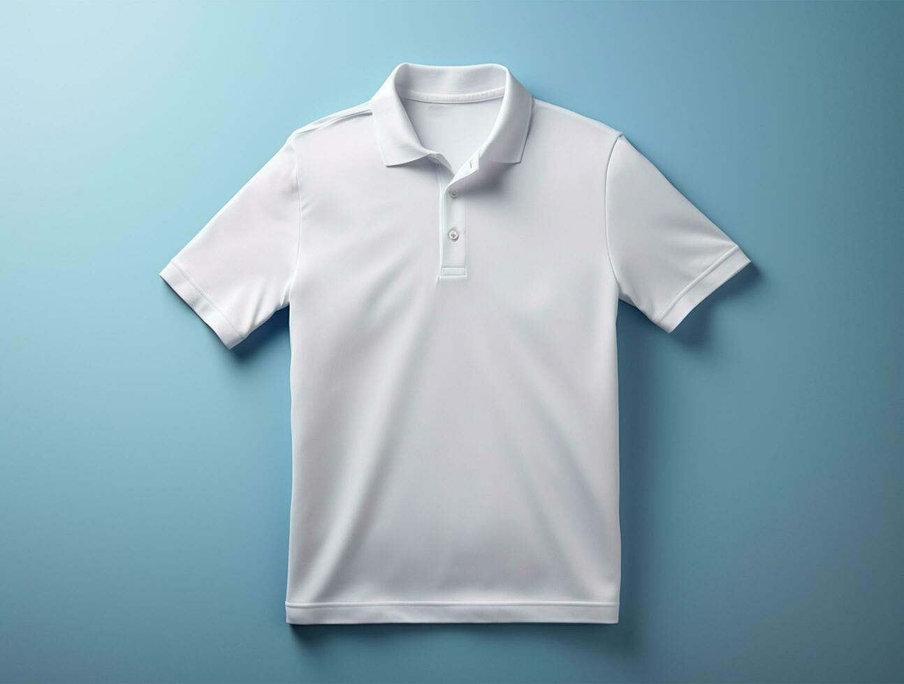 blanco polo t-shirt ai gegenereerd foto