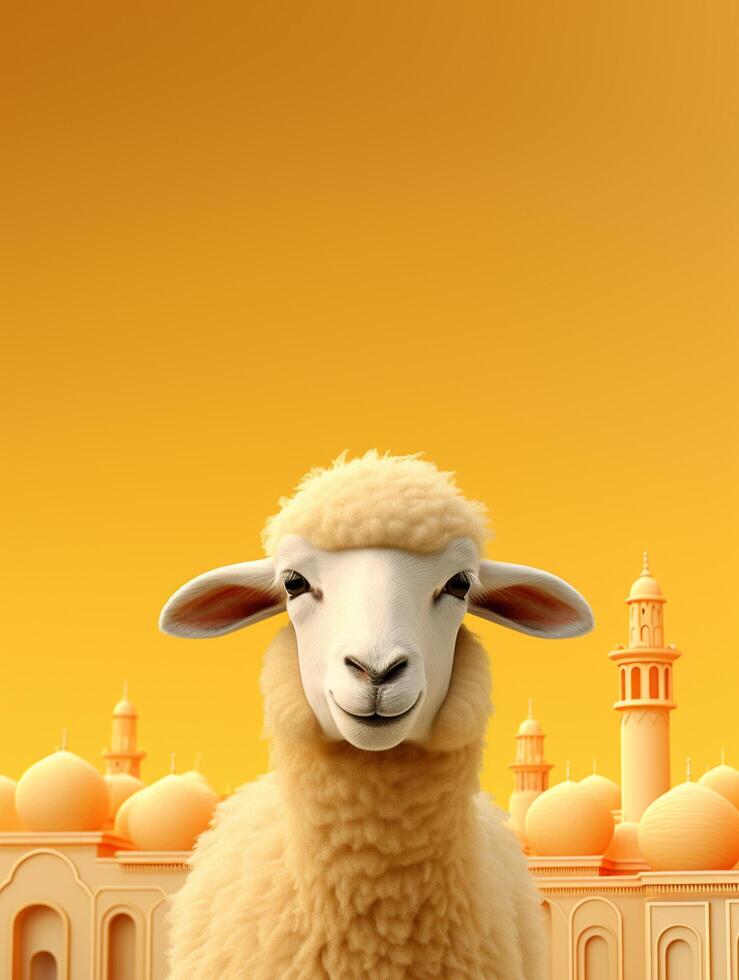 eid mubarak traditioneel Islamitisch festival religieus achtergrond ai gegenereerd foto