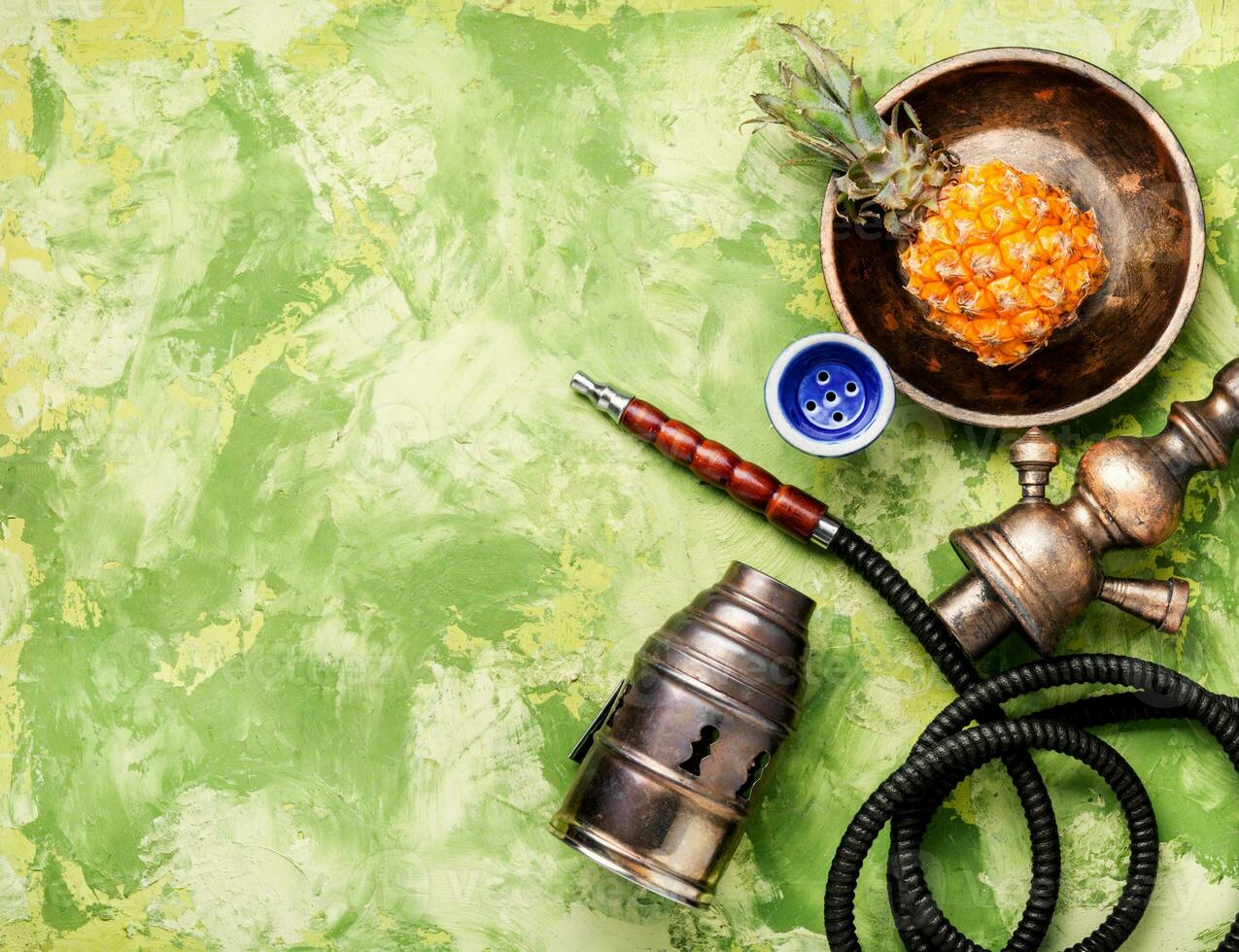 oosters shisha met ananas foto