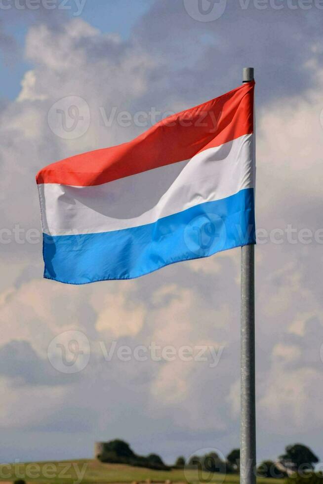 de vlag van de Nederland foto