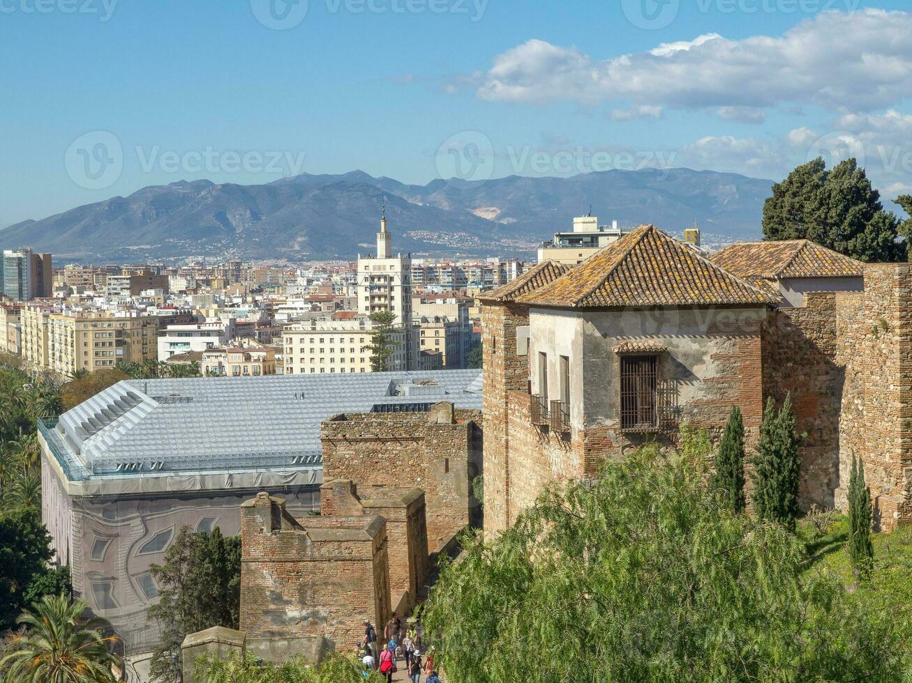 Malaga stad in spanje foto