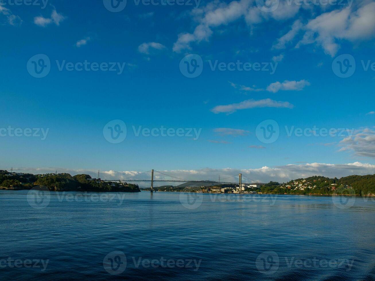 trondheim stad in noorwegen foto