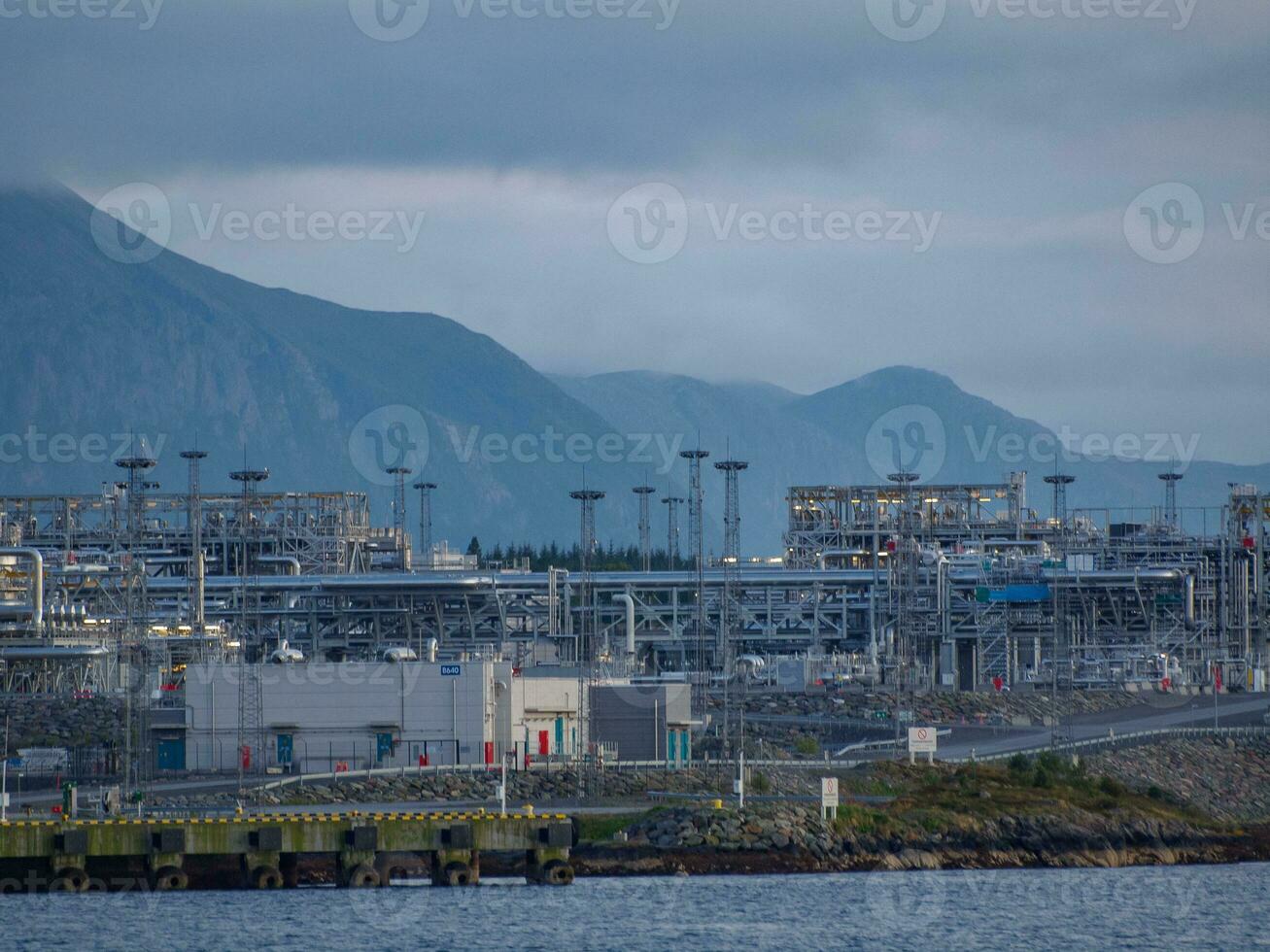 trondheim stad in noorwegen foto