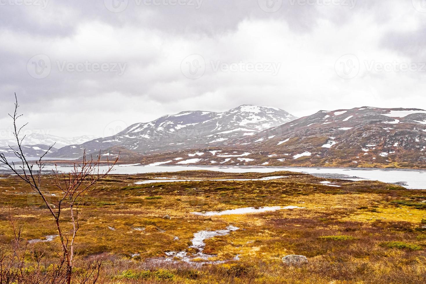 vavatn meerpanorama in hemsedal, noorwegen foto