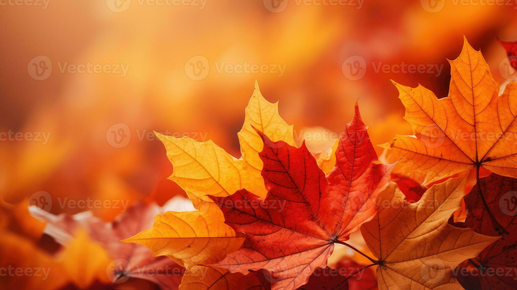 natuur vallen kleur backdrop dichtbij ai gegenereerd foto