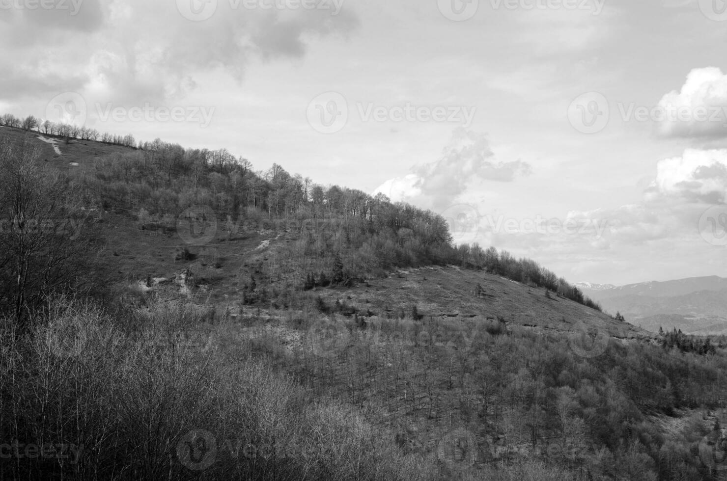 bergen en heuvels foto