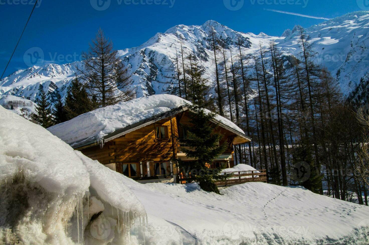 tour, chamonix, hoog Savoie, Frankrijk foto