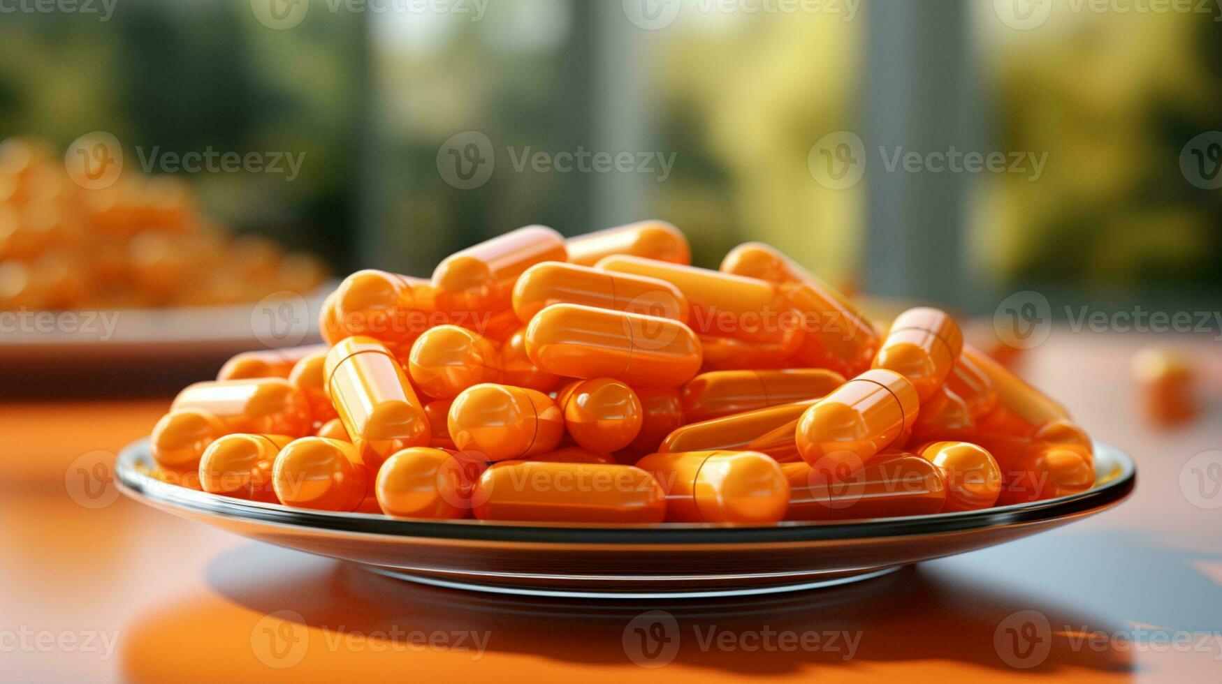 capsule geneeskunde vitamine foto realistisch ai gegenereerd