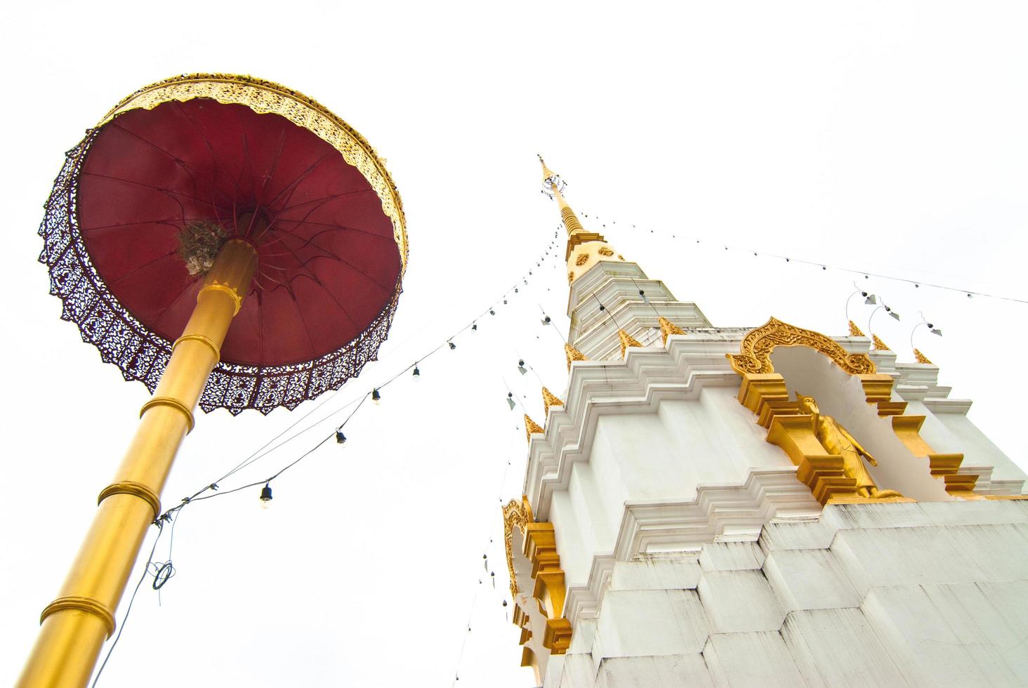 pagode in Thaise boeddhistische tempel, Chiang Mai foto