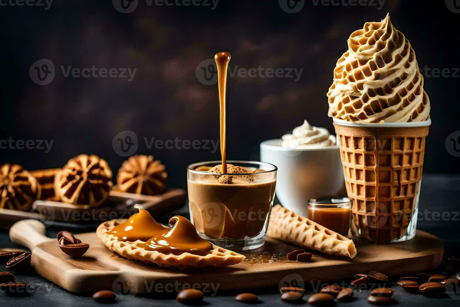 de het beste koffie winkels in de wereld. ai-gegenereerd foto