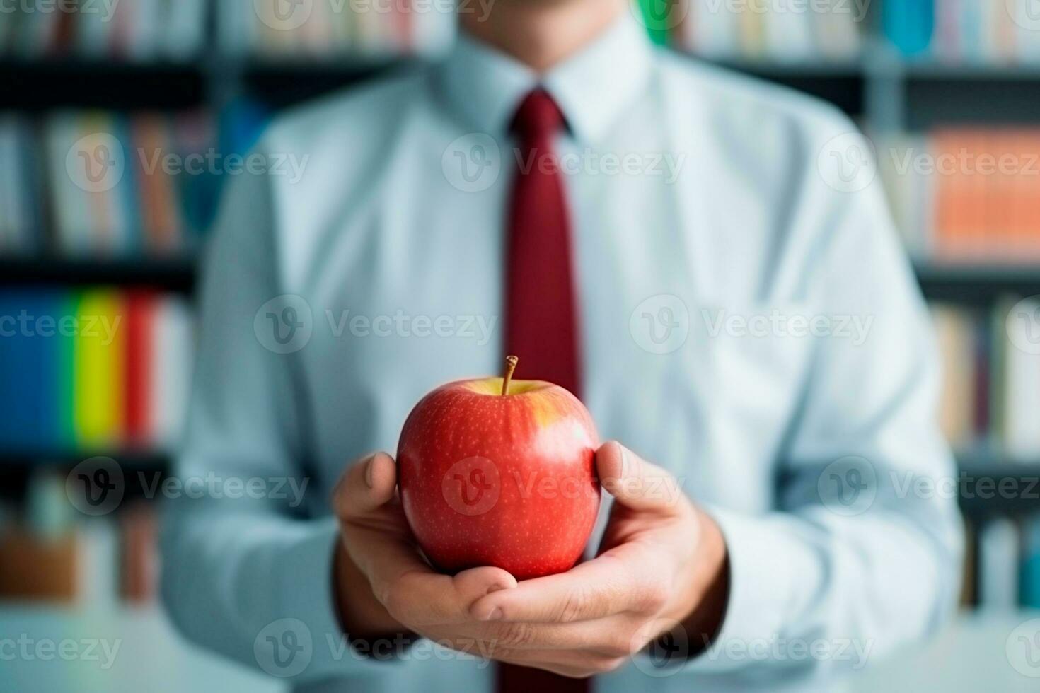 leraren' dag - inspirerend leraar Bij de voorkant van de klas, toegewijd studenten verhogen hun handen in teken van deelname. Aan leraar dag, wij vieren die wie vorm geesten. ai genereren foto