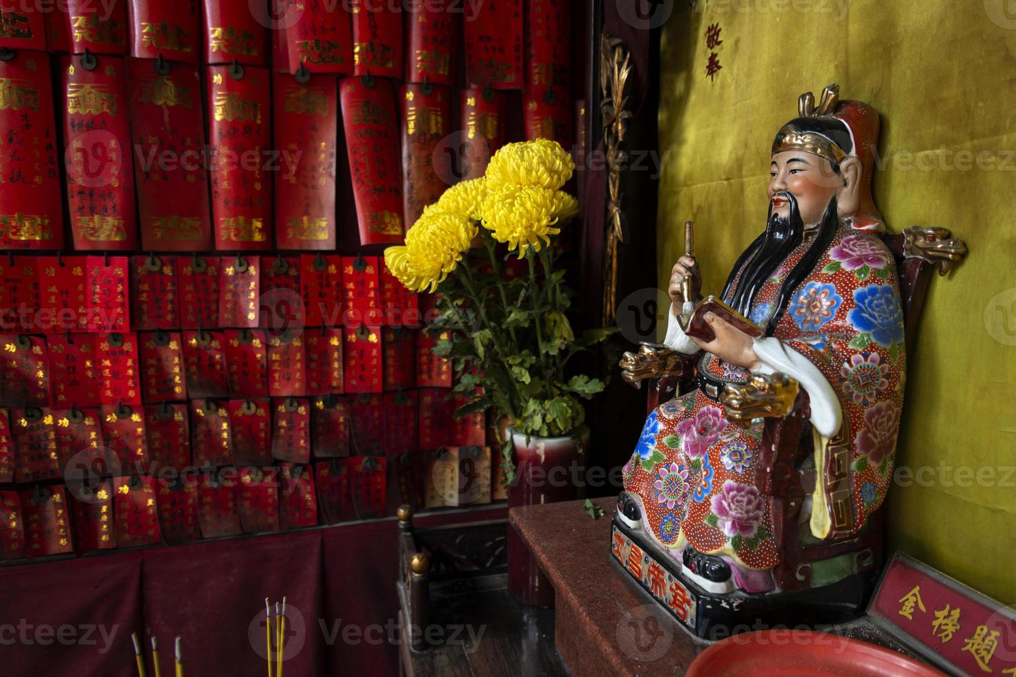 klein chinees traditioneel heiligdom in a-ma tempel macau china foto