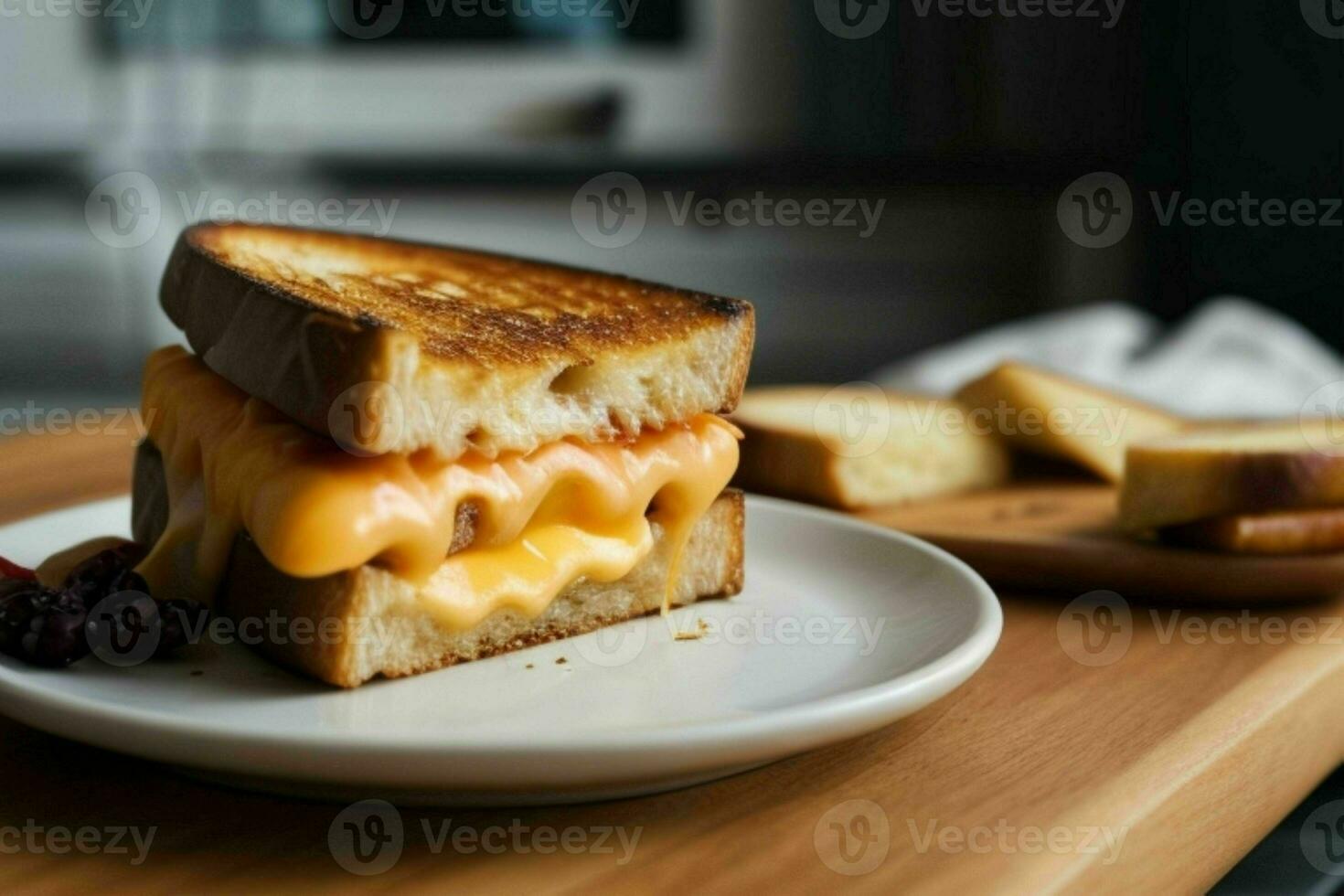 ai gegenereerd gegrild kaas Sandwich. pro foto