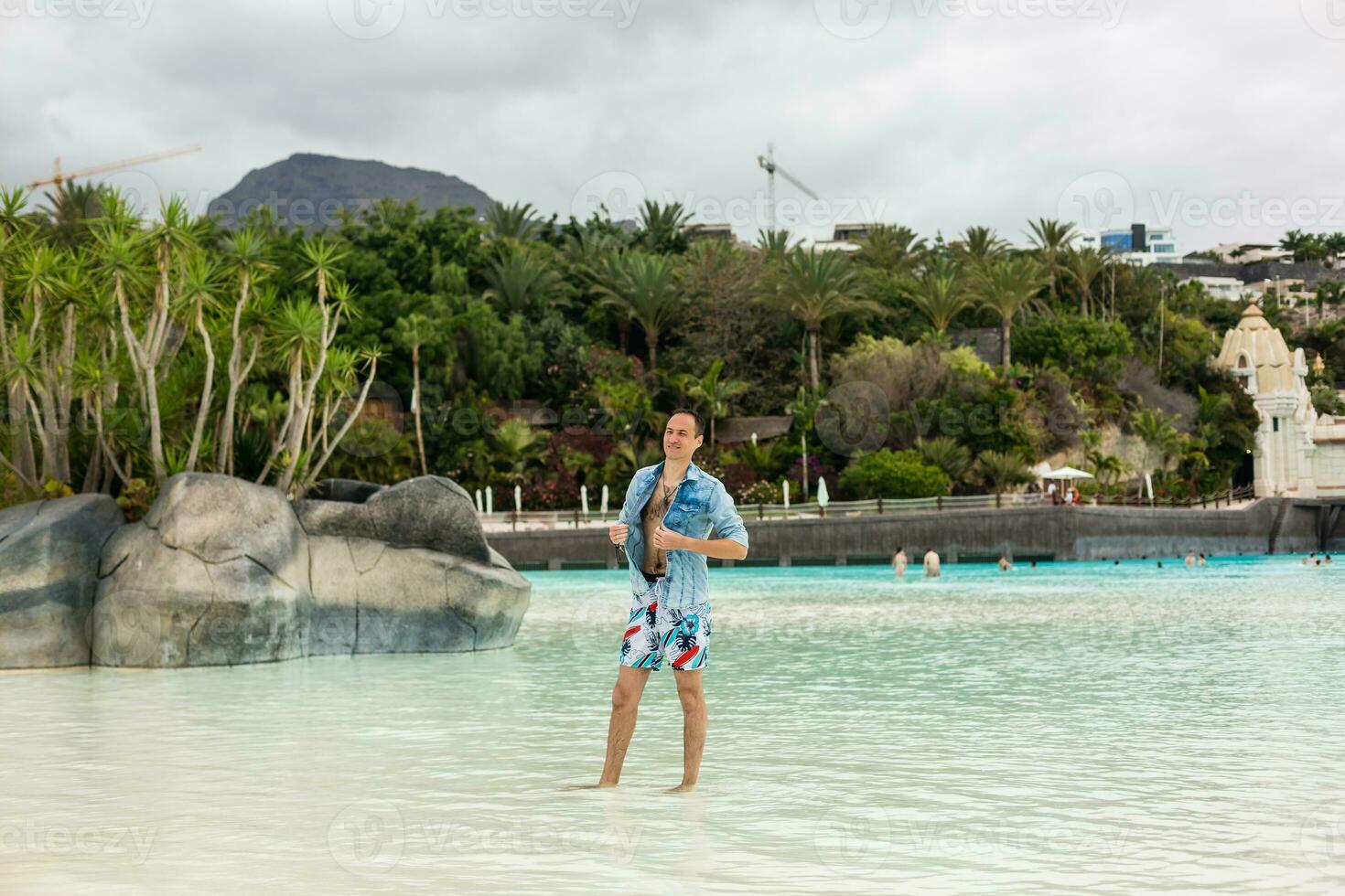 een een deel van Siam park in Tenerife foto