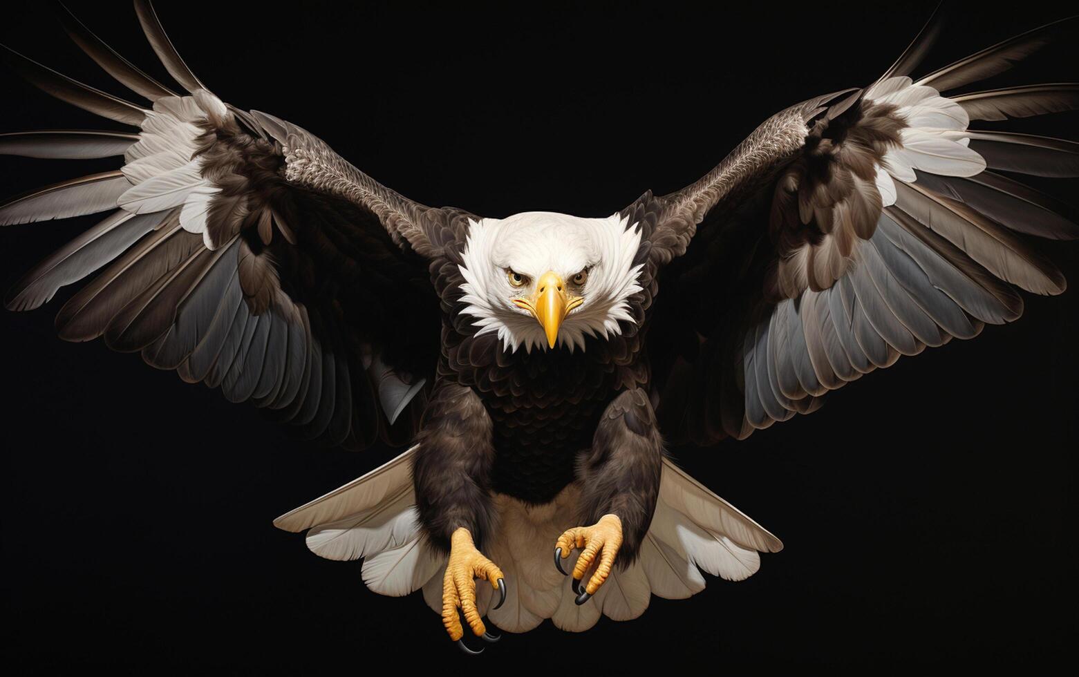 ai generatief kaal adelaar vogel fotografie foto