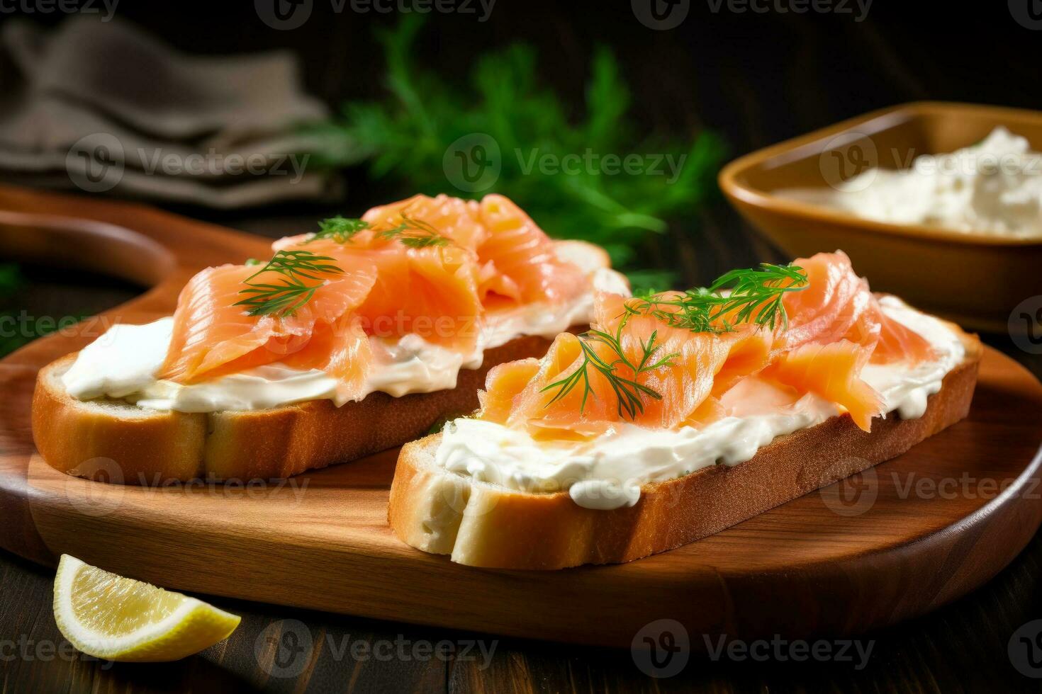 ai gegenereerd houten podium mockup staat leeg tegen een natuurlijk backdrop foto