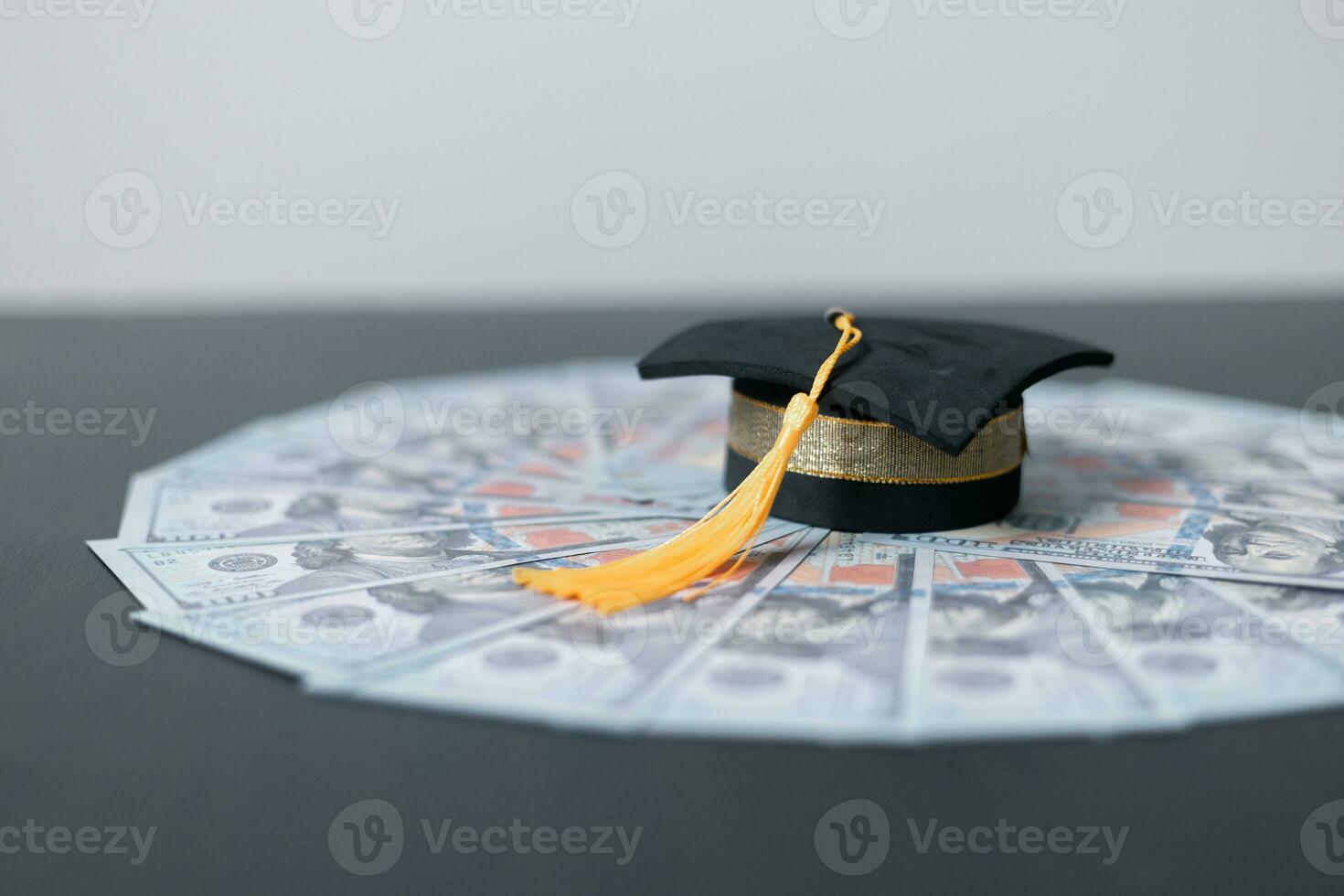 planning leerling lening voor aan het studeren Buitenland voor college of Universiteit rang. besparing geld munt met bank investering, financiën onderwijs concept. toekomst kinderen onderwijs fonds contant geld. groeit besparing foto