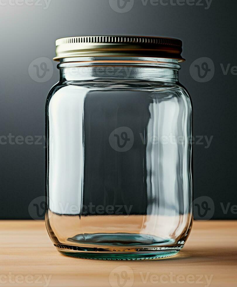 ai gegenereerd vernieuwend verpakking mockup ontwerpen voor glas potten - ai gegenereerd foto
