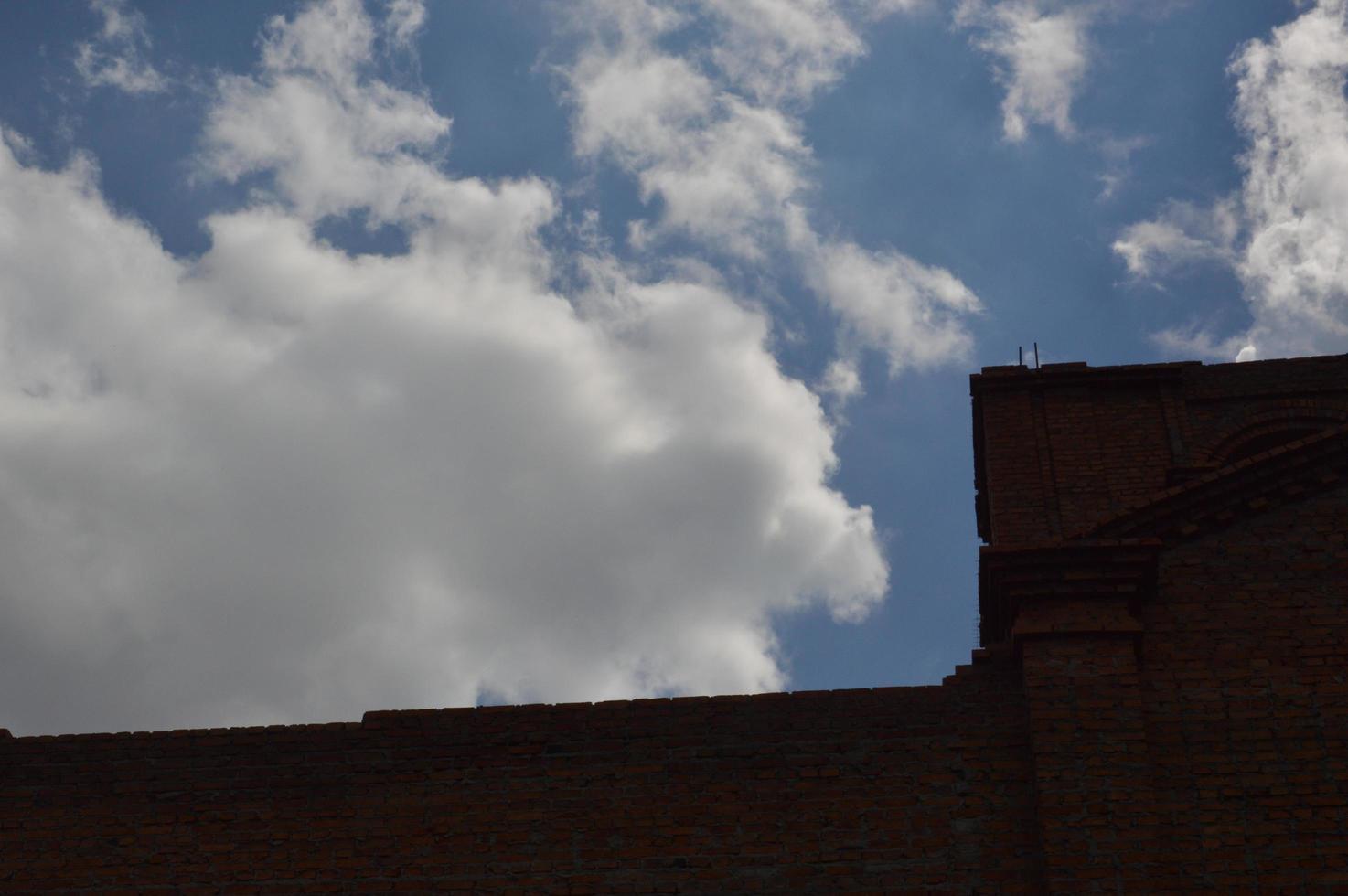 bouw van een orthodoxe kerk foto