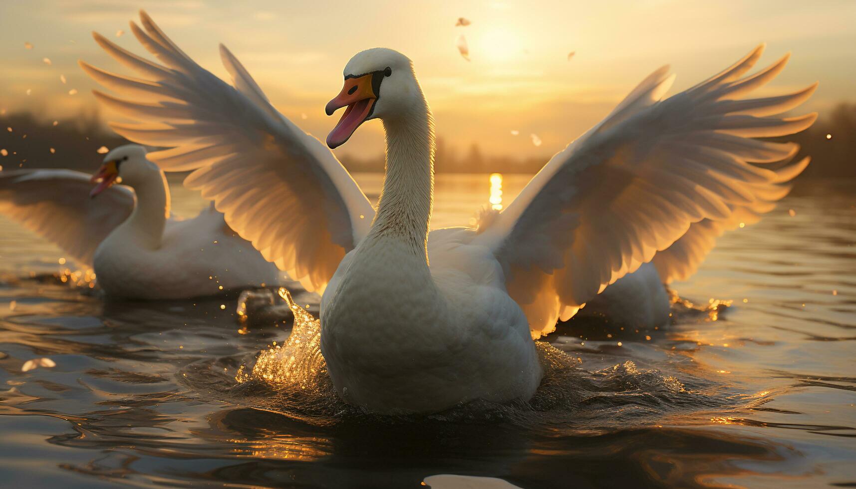 ai gegenereerd glimlachen Mens, verlichte stad, zelfverzekerd, genieten van nachtleven, op zoek Bij camera gegenereerd door ai foto